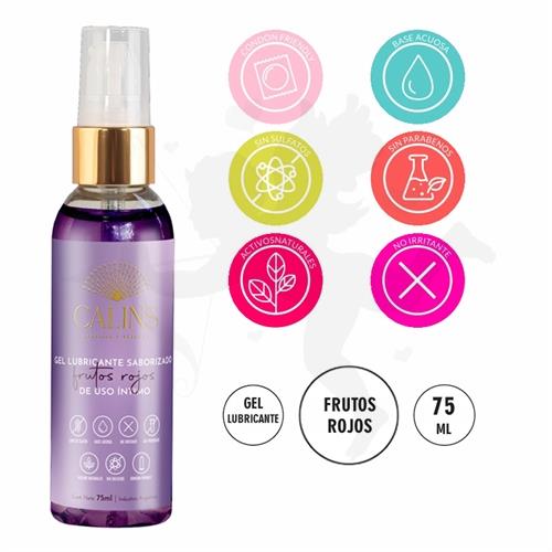 Gel Frutos Rojos 75ml Calins Saborizado